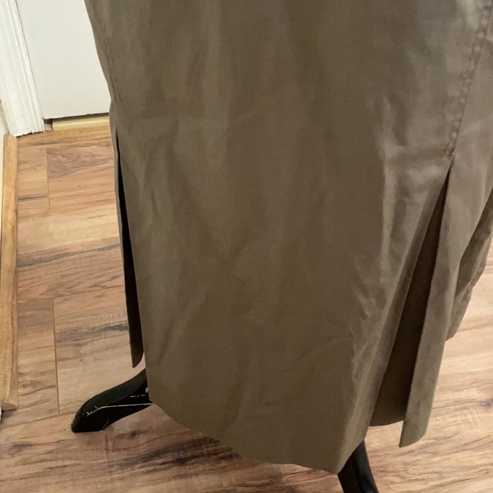 Carolina Herrera Tan Sleeveless Trench Dress - Picture 5 of 16